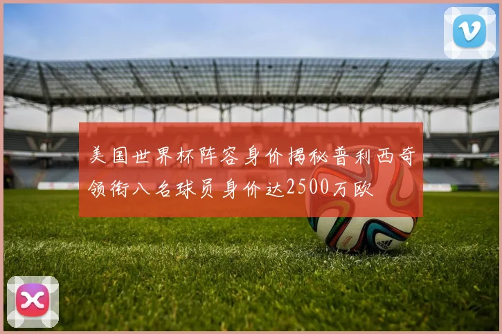 美国世界杯阵容身价揭秘普利西奇领衔八名球员身价达2500万欧